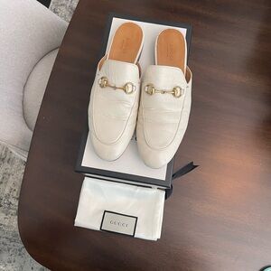 Final Markdown Sale! Gucci Mystic White Leather Loafers